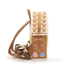 Glow-n-the-Dark Gingerbread House Backpack