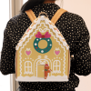 Glow-n-the-Dark Gingerbread House Backpack