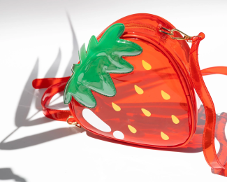 Jelly Goodies Handbags (Color: Strawberry Red)