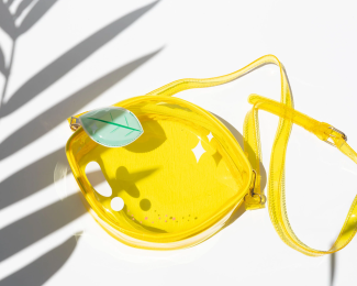Jelly Goodies Handbags (Color: Lemon Yellow)