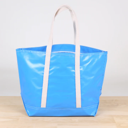 Big Splash Tote Bags (Color: Capri Blue)