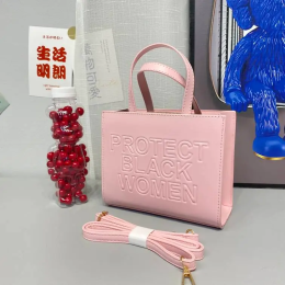 Protect Black Women (My Sister's Keeper Purse) (Color: Light Pink)