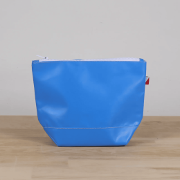 Big Splash Zip Pouch (Color: Capri Blue)